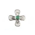 anillo de filigrana plata con esmeralda