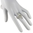 anillo de filigrana plata con esmeralda