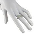 anillo de filigrana plata con esmeralda
