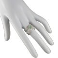 anillo de filigrana plata con esmeralda