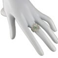 anillo de filigrana plata con esmeralda