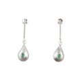 aretes de filigrana plata con esmeraldas