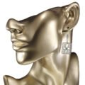 aretes de filigrana plata con esmeraldas