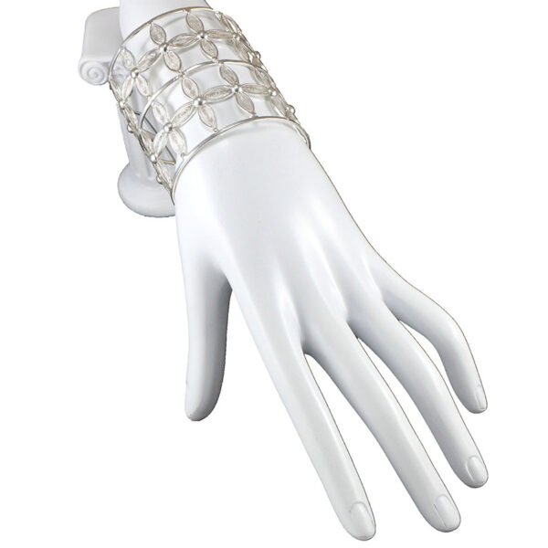 brazalete de filigrana plata