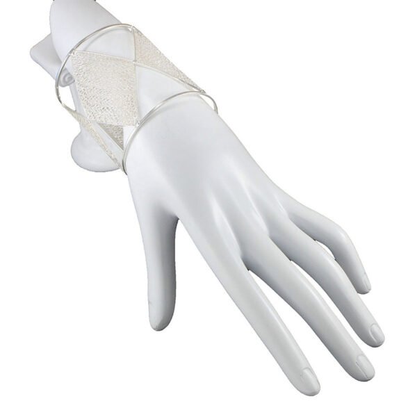 brazalete de filigrana plata
