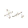 aretes y topos pequeños en filigrana plata