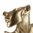 aretes y topos pequeños en filigrana plata