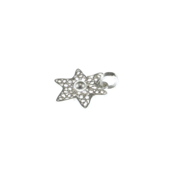 cadena y dije de plata en filigrana