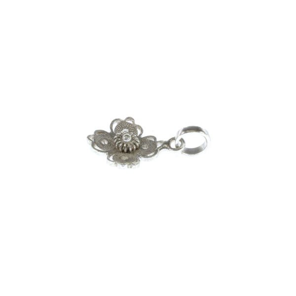cadena y dije de plata en filigrana
