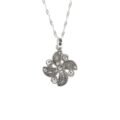 cadena y dije de plata en filigrana