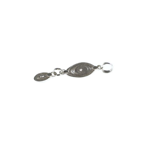 cadena y dije de plata en filigrana