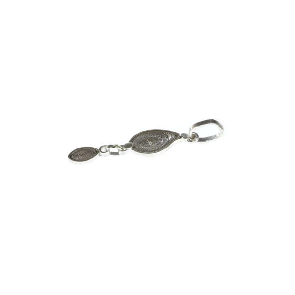 cadena y dije de plata en filigrana