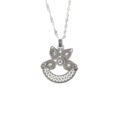 cadena y dije de plata en filigrana
