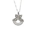 cadena y dije de plata en filigrana