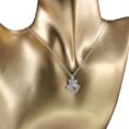 cadena y dije de plata en filigrana