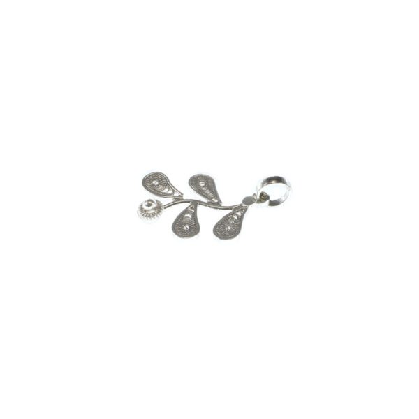 cadena y dije de plata en filigrana