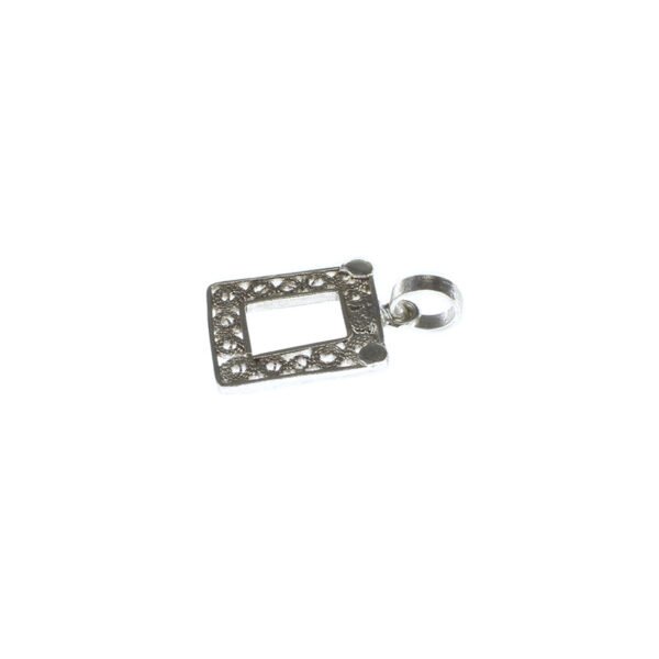 cadena y dije de plata en filigrana