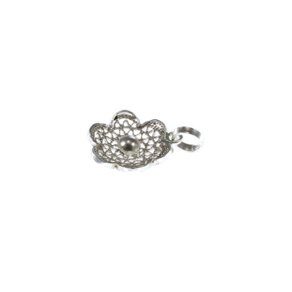 cadena y dije de plata en filigrana