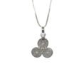 cadena y dije de plata en filigrana