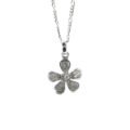 cadena y dije de plata en filigrana