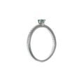 Anillo plata diseño exclusivo esmeralda