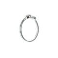 Anillo plata hombre esmeralda en uso