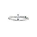 Anillo de plata 925 con esmeralda colombiana