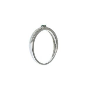 Anillo plata hombre esmeralda