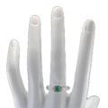 Anillo-nudo-de-plata-esmeralda-y-circones-perfil-ref.-ani-561