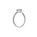 Vista lateral anillo regalo esmeralda