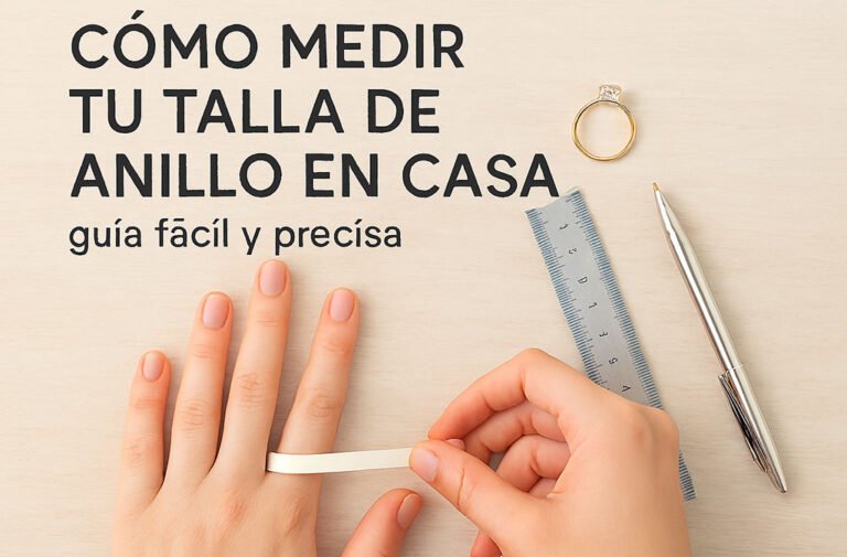 Cómo medir tu talla de anillo en casa: guía fácil y precisa