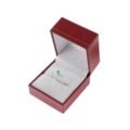 Anillo sofisticado plata esmeralda en uso