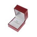 Anillo romántico plata esmeralda en uso