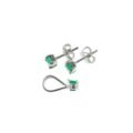Colombian-emerald-silver-stud-set-SKU584-lateral