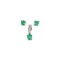 handmade-silver-emerald-earrings-set-SKU585