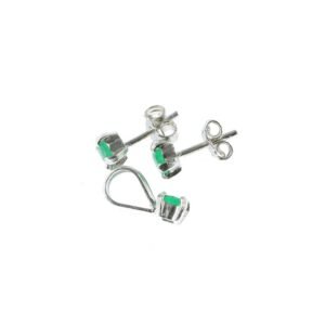 set-de-pendientes-pequenos-plata-y-esmeralda-SKU583-lateral