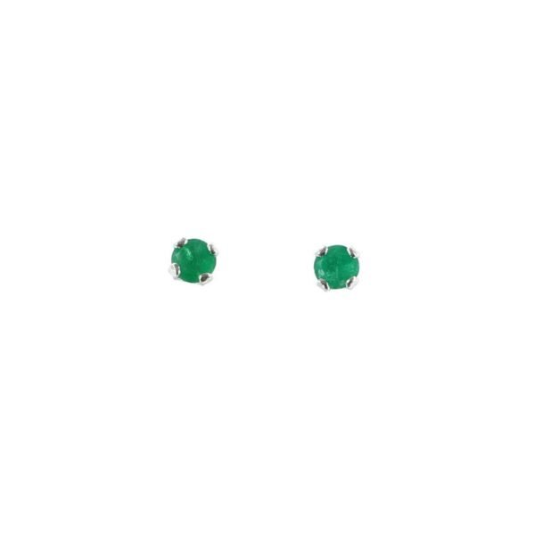 stud-earrings-emerald-silver-SKU594