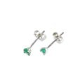 stud-earrings-emerald-silver-SKU594-lateral